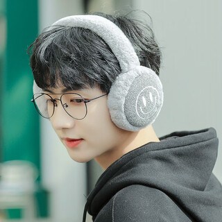 Naihua earmuffs, men's winter warm earmuffs, earbags, earmuffs, ear warmers, women's winter student cycling protection against the cold, gray