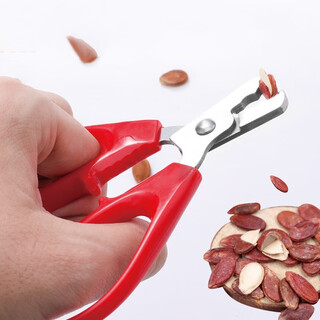 Furongjing melon seeds and pine nut shelling pliers, stainless steel household watermelon seed pliers, peeling peanut shells, nut clips, melon seed shelling device (1 piece)