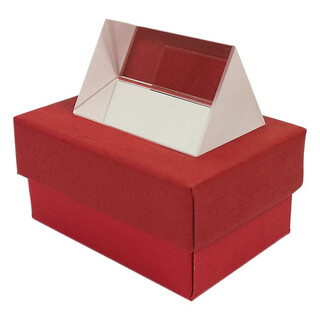 Hujiao gift box optical glass prism, dispersion and refraction of light, junior high school physics experimental equipment, experimental demonstration teaching aids, scientific teaching equipment, 5*3*3*3cm prism