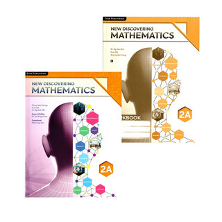 进口 新加坡初中数学 教材 英文版 New Discovering Mathematics 新版七八九十年级 新加坡公立学校教材  国外数学教材 思维提高 名家作品 8年级上2A教材+练习册合计2本