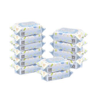 Aina knight baby hand and mouth wipes wet wipes baby newborn special wet wipes 80 draws 12 packs 80 draws 12 packs