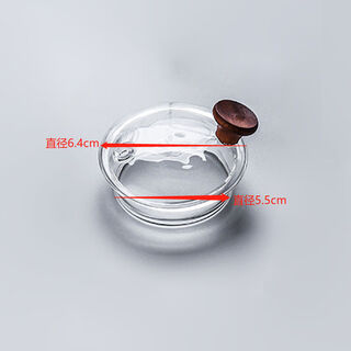 Glass teapot, high temperature resistant side, glass teapot, kung fu filter separation, tea infuser, tea brewer, thickened teapot, household tea set, teapot lid (universal model)