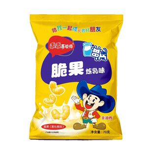 Guaguai likes you crispy fruit condensed milk flavor 70g