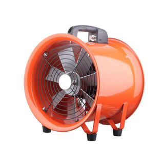 Hanhe portable axial flow fan 220v mobile ventilator industrial powerful exhaust portable marine dust removal exhaust fan portable 4-2 (220v) 16 inches
