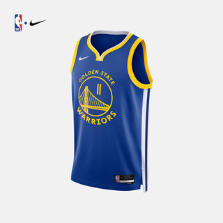 Nike nba official - warriors klay thompson men's basketball clothes quick-drying sports vest dn2005-402 warriors-thompson quick-drying jersey (blue) xs