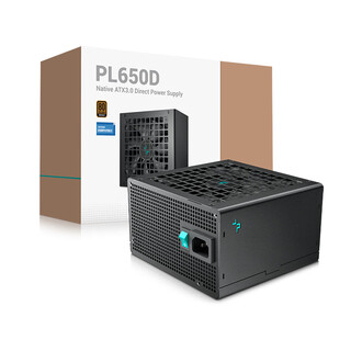 Jiuzhou fengshen (deepcool) jiuzhou fengshen pl550d bronze atx3.0 power supply rated 650w desktop computer 750w silent machine pl650d atx3.0