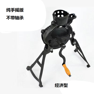 Household small corn thresher cast iron hand crank can be connected to the motor manual outlet pure hand crank style