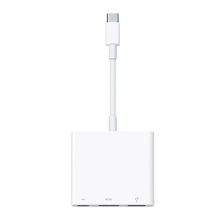 Apple original second-hand apple computer converter typec to hdmi usb usb-c to hdmi multi-port converter a1621 expansion dock white 95 new