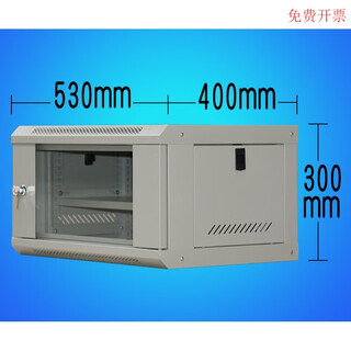 6u network monitoring weak current wall-mounted video recorder box small switching 9u12u15u cabinet deepened 4u 0x 6u standard version gray white glass door high 300
