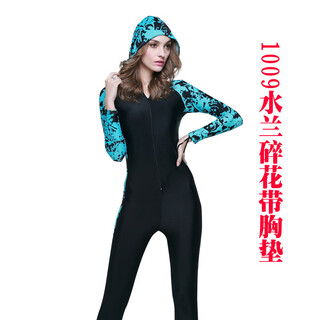 Fmseruios couple one-piece jellyfish suit sun protection wetsuit swimsuit long-sleeved hooded surf suit for men and women large size adult water orchid floral with chest pad xxxxl