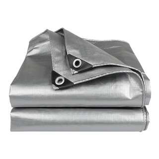 Wanhe silver thickened rainproof tarpaulin outdoor rainproof sunscreen tarpaulin shade tarpaulin plastic sheet 2*2 meters