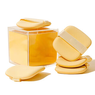 Qianhui 100 points super soft marshmallow powder puff liquid foundation special air cushion for wet and dry use without powder sticking 2 pieces bag