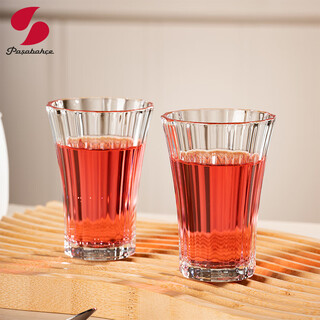 Pasha paqi imported liquor glass whiskey spirit glass 2 pairs of flat bottom wine glasses 110 ml 2 pieces 52400