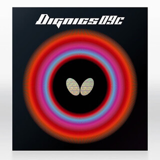 蝴蝶（Butterfly）日本全新国行大巴DIGNICS系列乒乓球底板胶皮日本特制1.9mm套胶 D09C特制1.9mm红色