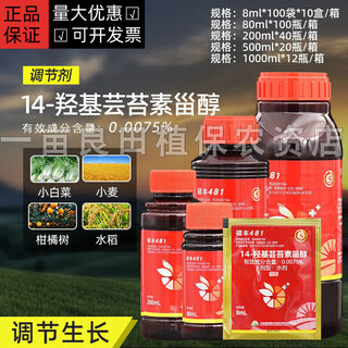 Shuofeng 481 brassinolide 14-hydroxybrassinosteroid sterol flower and fruit preserving pesticide plant growth regulator shuofeng 481-500ml/bottle