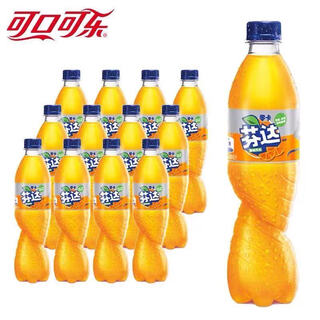 Fanta zero sugar-free 0 calorie 0 fat sprite fanta soda carbonated drink 500ml*6/12 bottles full box zero calorie sugar-free fanta 500ml*6 bottles