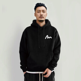 Kuraishi kazuki trendy brand hooded sweatshirt men's 2025 autumn and winter new loose cotton black hoodie animal year clothes for men black xl