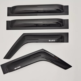Meloz beijing bj40c bj40l bj40plus rain shield modification parts 23 special rain shields for the ring crown, window rain eyebrows bj40 four-door black rain shield (widened version)