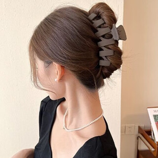 Chimera (chimera) versatile hair clip for women to go out with hair on the back of the head, large shark clip, hair clip, frosted wave clip