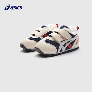 Asics children's shoes new winter cotton shoes for infants, boys and girls, toddler shoes, casual shoes, warm plus velvet shoes 400 plus velvet 28, suitable for feet 16.5cm long
