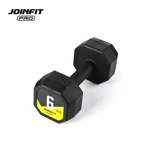 Joinfit rubber-coated dumbbell men's home fitness training arm muscle strength women's shaping arm muscle fitness equipment