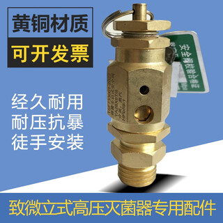 Xiamen zhiwei pressure safety valve, special accessories for sterilizer, spring full lift safety valve, suitable for fuzhiding zhiwei vertical sterilizer, without inspection report gr/gf series