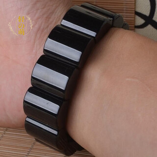 Cute natural obsidian bracelet obsidian obsidian men's pixiu crystal bracelet bracelet for men black gold obsidian bracelet length 20 width 13 hand circumference 18 cm