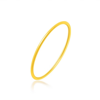 Zhongyi shenzhen shuibei gold three lives three generations ancient method inherited gold bracelet women's gold silver bracelet plain ring gift for girlfriend smooth bracelet/54mm gold 1.2g s