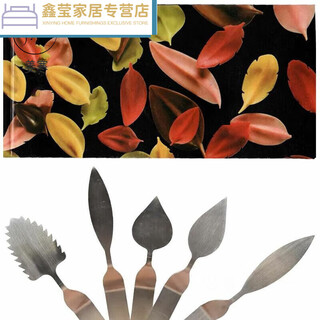 Chocolate styling mold stainless steel feather knife chocolate insert leaf shaping knife chef baking tool feather knife style one