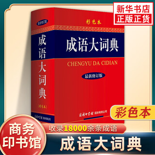 成语大词典 彩色本 新华成语词典 汉语中华成语 初高中学生成语词典字典 新修订版