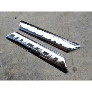 Suitable for 05 06 07 08 09 10 11 12 old tucson side pedals tucson welcome modification pedal electroplating letter mark 2 pcs