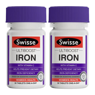 Swisse swisse iron supplement tablets anemia replenishing blood for pregnant women adult iron supplement improves vitamin c vitamin b6 imported from australia 2 bottles