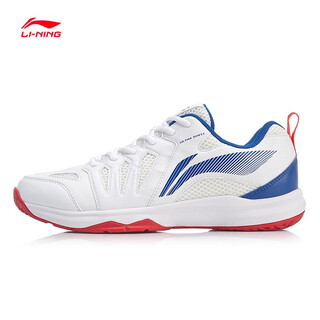 Li ning badminton shoes men's sports running shoes shock absorbing anti-slip new winter shoes casual shoes standard white/aquamarine 40