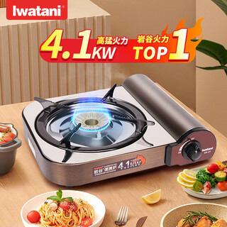 Iwatani outdoor camping special portable cassette stove picnic gas stove gas stove fierce fire 4.1kw za-41