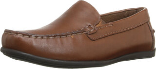 Florsheim boys' jasper venetian little (toddler/little big kid) driving style loafers saddle tan 11 wide little kid