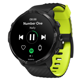 Suunto suunto 7 smart sports dual system watch beidou gps running cycling swimming touch screen multi-function watch lemon black (+ black strap)