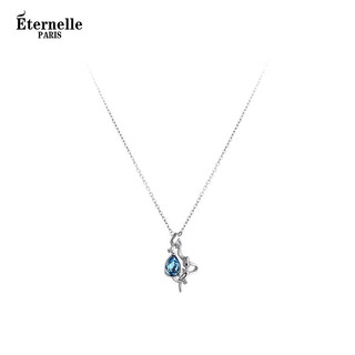Eternelle french eternal rose necklace light luxury niche sterling silver clavicle chain women's high-end birthday gift