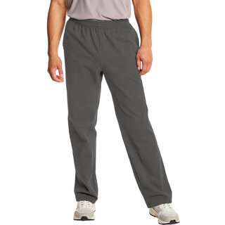 Hanes essentials sweatpants men's cotton knitted pants with pockets charcoal gray small size