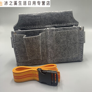 Sailotou carpentry belt type thickened and wear-resistant construction site carpenter waist pocket nail pocket nail pocket tool bag bag nail pocket thickened buckle belt + nail pocket