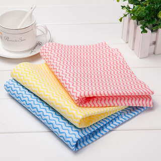 Qingyou export large size kitchen paper lazy rag disposable water absorbent not easy to lose lint clean dishwashing cloth not easy to stain oil qy-051 non-woven fabric 35x60cm (30 pieces)