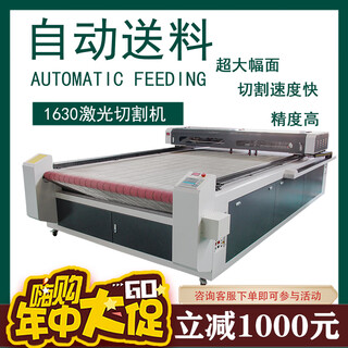 Wen yijia customized 1630 laser engraving and cutting machine curtain leather fabric sofa plush toys non-metal fully automatic delivery 180w high configuration