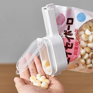 Sungsa sealed food sealing clip, food bag clip, moisture-proof clip, snack plastic bag moisture-proof and fresh-keeping artifact, wide mouth sealing clip (1 piece)