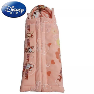 Disney coral velvet quilt double-layered thickened cloak for winter outing newborn baby quilt blanket sleeping bag wrapped for all seasons toddlers extra long and thickened three zipper 1x1.3 meter jade rabbit