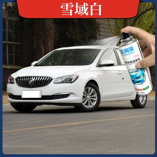 Shengxuanji buick yinglang special self-spray paint snow white scratch repair pearl black moonlight silver touch-up pen car paint snow white single bottle self-spray paint (sandpaper included)
