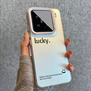 Shiyong (shiyong) suitable for xiaomi 15 mobile phone case xiaomi 15 protective cover all-inclusive ultra-thin simple fashion creative personality color silver laser anti-fall men and women white