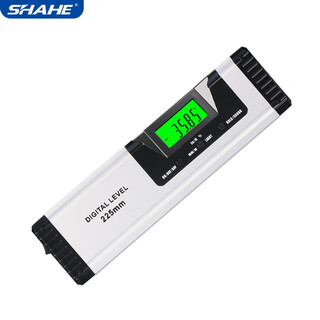 Shahe electronic digital level high-precision laser level angle ruler with tape bubble angle meter digital level 225mm non-magnetic