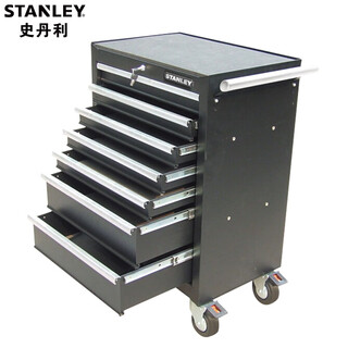 Stanley (stanley) drawer-type tool cart tool cabinet mobile storage cabinet auto repair workshop storage cart 7-drawer tool cart with lock 93-547-23