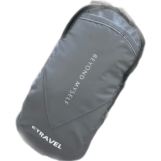 95% new etravel running mobile phone arm bag, sports mobile phone arm strap, lightweight, waterproof and sweat-proof, night running reflective cover for men and women, silver gray