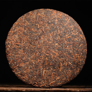 Yanhai mid-autumn ritual ripe tea cake yunnan qizi cake tea laobanzhang ancient tree tea golden bud ripe ripe tea 357g gift