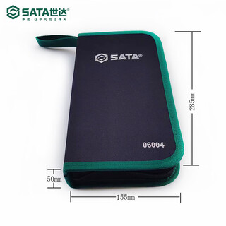 Sata tool bag multifunctional portable thickened canvas bag tool bag hardware storage bag strong and durable tool bag (excluding tools) 06004